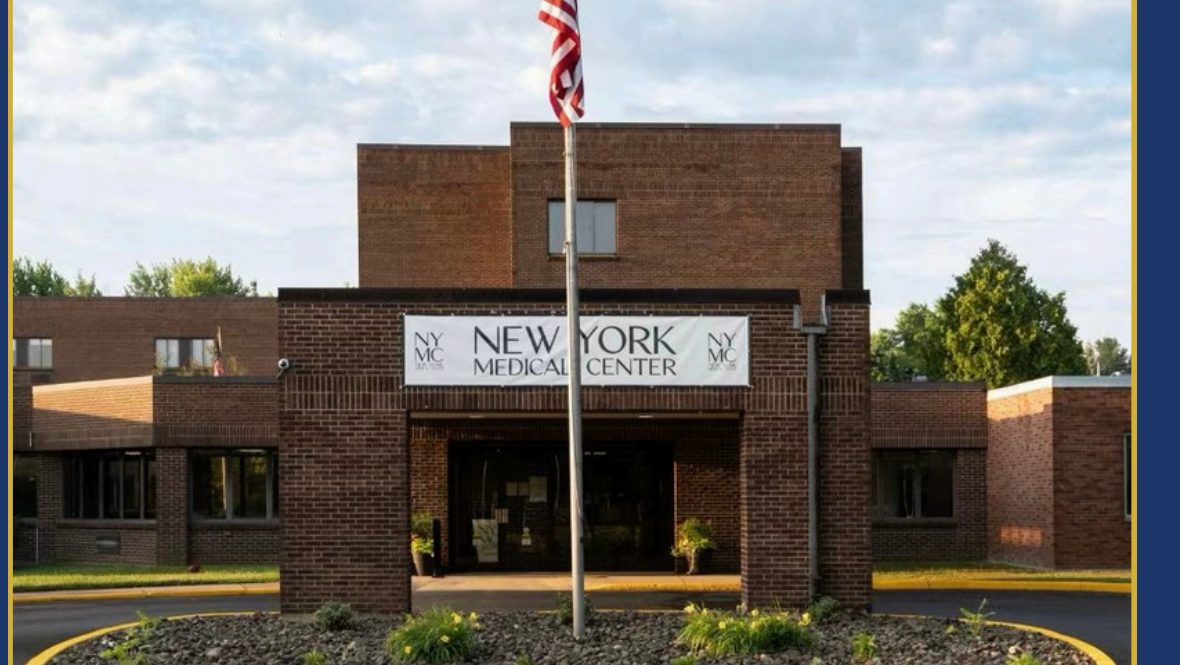The former TLC-Lakeshore Hospital in Irving, New York, now New York Medical Center