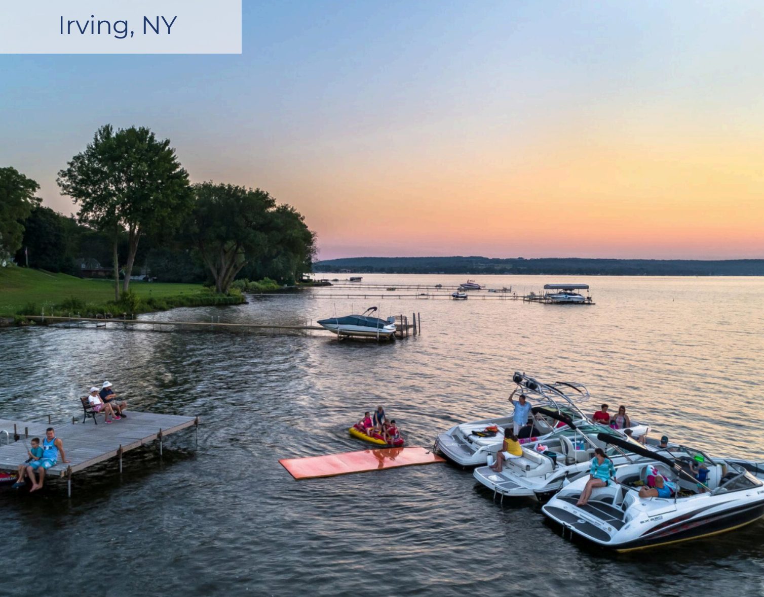 Waterfront at Irving in Chautauqua County, New York